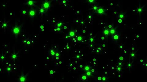 Abstract bright glitter particles in space, computer generated abstract Illustrazione stock