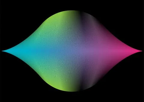 Abstract bright glossy liquid gradient geometric shape with grainy noise abst Stock Illustration