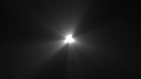 Abstract bright glowing center light shining with rays in darkness. Stock Footage 337081690