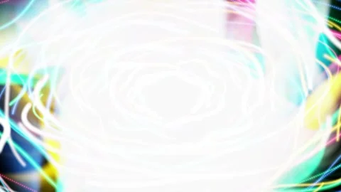 Abstract bright glowing vortex tunnel background loop footage. Stock Footage 345502412