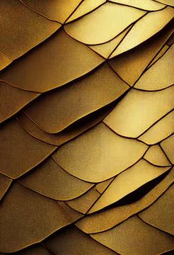 Abstract bright golden surface pattern Stock Illustration