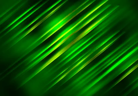 Abstract bright graphic background green stripes, light Stock Illustration
