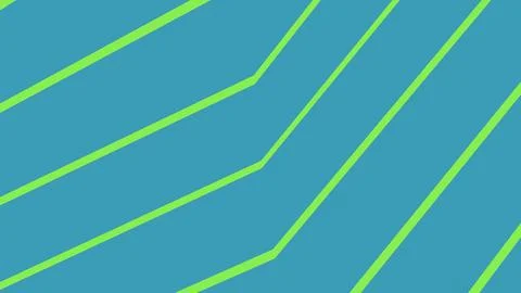 Abstract bright green diagonal lines on blue background 库存插图