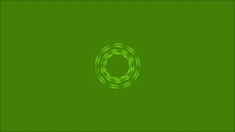 Abstract bright green light circle spinning loading loop futuristic digital.. Vídeos de archivo 341698598
