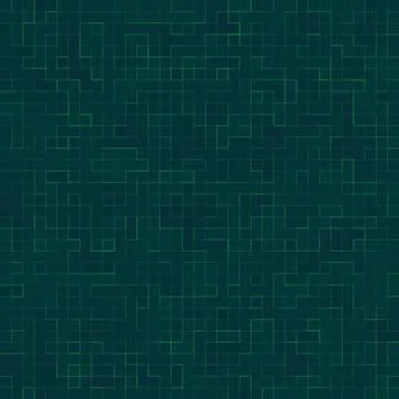 Abstract bright green square pixel tile mosaic wall background and texture. Stock Illustration