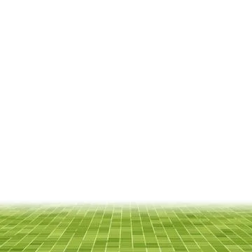Abstract bright green square pixel tile mosaic wall background and texture. Stock Illustration