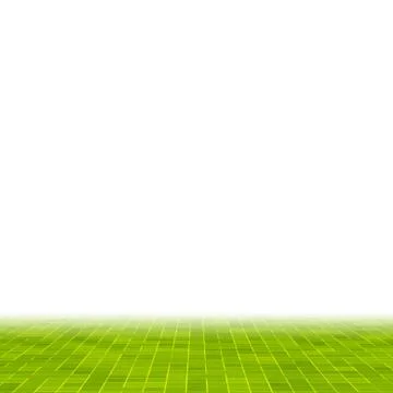 Abstract bright green square pixel tile mosaic wall background and texture. Stock Illustration
