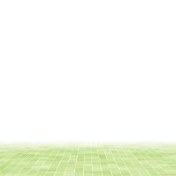 Abstract bright green square pixel tile mosaic wall background and texture. Stock Illustration