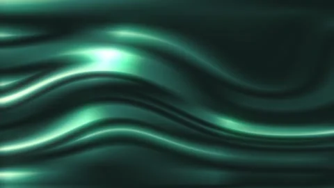 Abstract Bright Green Waves Video stock 321888836