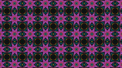 Abstract bright kaleidoscopic pattern rhythmical motion. Stock Footage 326072614