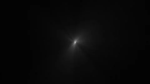 Abstract bright light lens flare effect for black background, animation vis.. Video stock 337805426