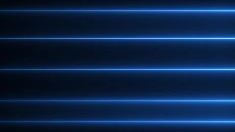 Abstract bright light neon line animation on black background. Stock Footage 293140340