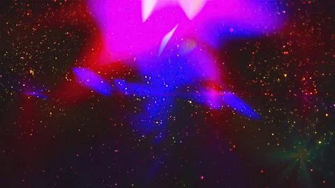 Abstract bright with lights and particles Stock Illustration