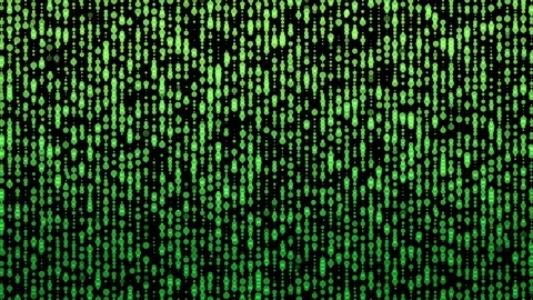 Abstract bright lights motion background loop green Video stock 82097867