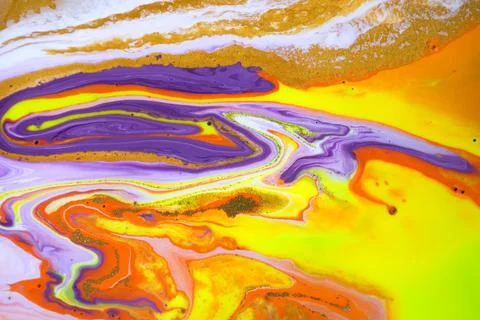 Abstract bright marble pattern. Fluorescent background. Illustrazione stock