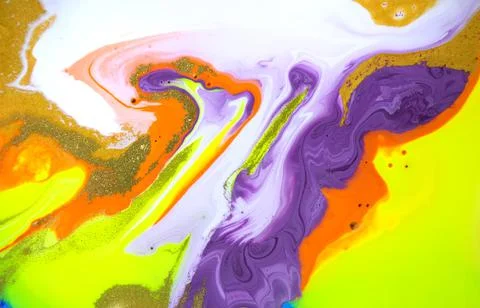 Abstract bright marble pattern. Fluorescent background. Stock Illustration