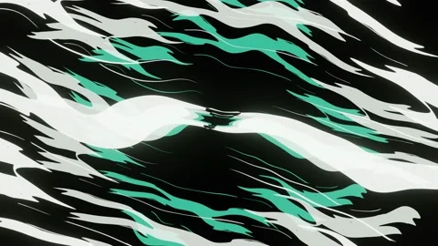 Abstract bright multi-colored flickering waves. Video stock 194359900