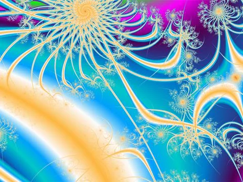 Abstract bright multicolor linear pattern, color graphics, background, design Stock Illustration