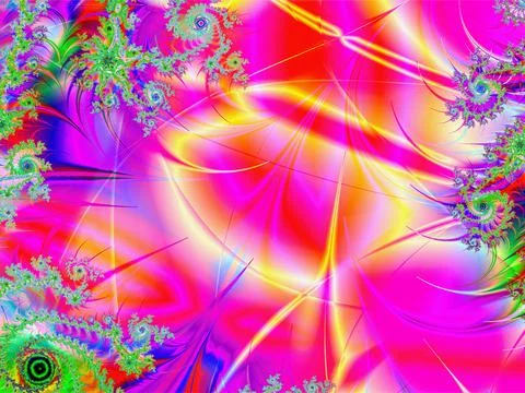 Abstract bright multicolor linear pattern, color graphics, background, design Stock Illustration
