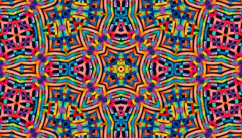 Abstract bright multicolor pattern, colorful background Stock Illustration