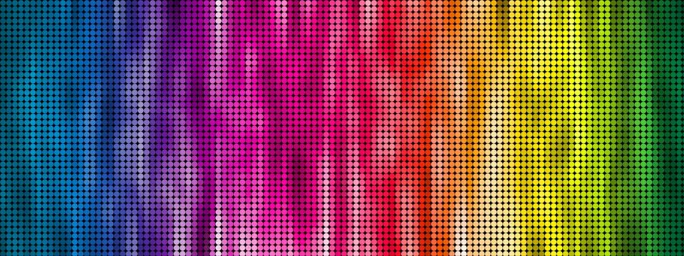 Abstract bright multicolored background of circles Stock Illustration