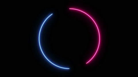 Abstract bright neon frame. Stock Footage 146870583