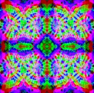 Abstract bright neon pattern. Seamless pattern Stock Illustration