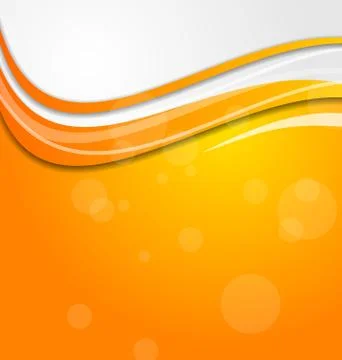 Abstract bright orange background with circles Illustrazione stock
