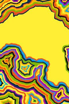 Abstract bright pattern. Agate slice ripple texture imitation. Vector Illustrazione stock