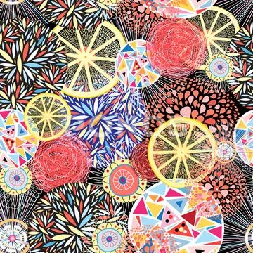 Abstract bright pattern Stock Illustration