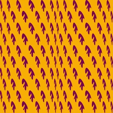 Abstract bright pattern on orange background. Creating Illusion Stock Illustration