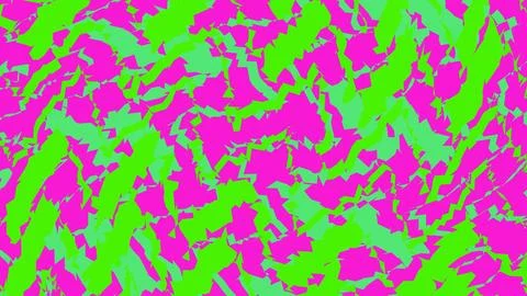 Abstract bright pink and lime green liquid paint pattern Stock Illustration