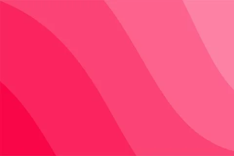 Abstract bright pink red gradient curved background with smooth flowing wav.. 스톡 일러스트