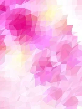 Abstract bright pink triangles background Stock Illustration