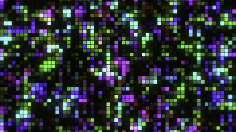 Abstract bright pixelated mosaic pattern. Motion. Abstract background with Stock Illustration
