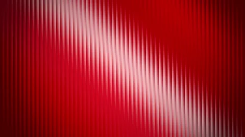 Abstract Bright Red and White Ribbed Glass Texture Background 4K Stock Footage 345632719