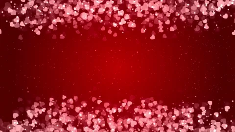 Abstract Bright red background with spar... | Stock Video | Pond5