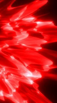 Abstract bright red fragmented light shapes creating intense sharp motion and Stock Illustration