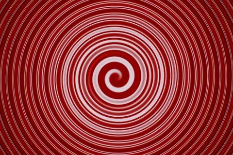 Abstract of bright red spiral for background used Stock Illustration