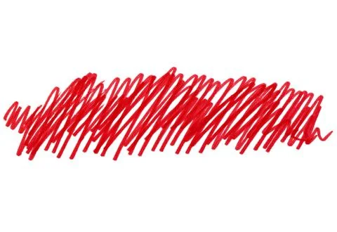 Abstract bright red touches texture on white Illustrazione stock