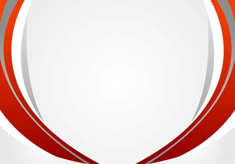 Abstract bright red waves vector background Abstract bright red waves back... Foto stock