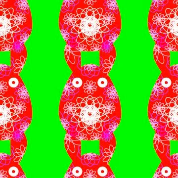 Abstract bright seamless vector pattern for banner, card, invitation, textile Stock Illustration