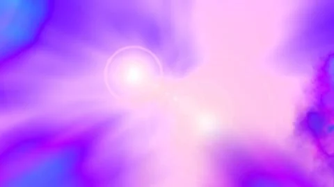 Abstract bright sky with beams, clouds and lens flare effect, 3d rendering Stock Illustration