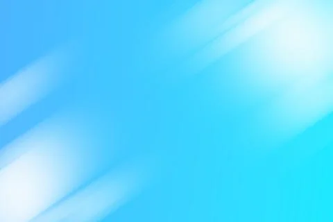 Abstract Bright Sky Blue Gradient Background with Diagonal Light Rays Stock Illustration