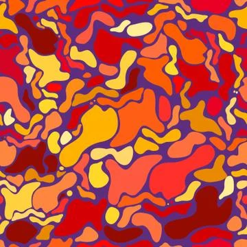 Abstract bright spots seamless pattern, purple background. Vector design colo 스톡 일러스트