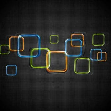 Abstract bright squares vector background Abstract bright squares vector b... Foto stock