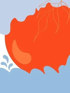 Abstract bright summer background with wave pattern Illustrazione stock