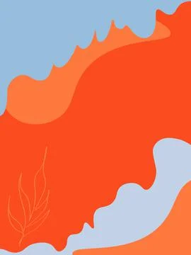 Abstract bright summer geometric background with wave pattern Illustrazione stock