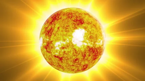 Abstract bright sun Stock Footage 309447905