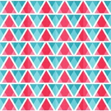 Abstract bright triangles seamless pattern Illustrazione stock